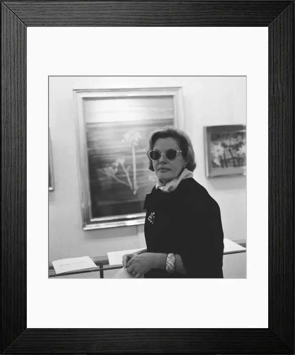 Framed Print : Fleur Cowles was a writer, editor, painter and above all a society hostess pictured in Framed Print : Fleur Cowles was a writer, editor, painter and above all a society hostess pictured in