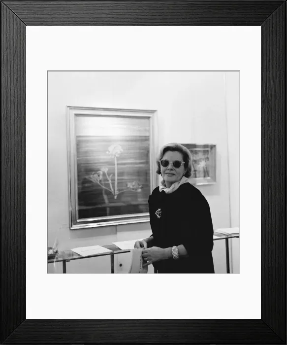 Framed Print : Fleur Cowles was a writer, editor, painter and above all a society hostess pictured in Framed Print : Fleur Cowles was a writer, editor, painter and above all a society hostess pictured in