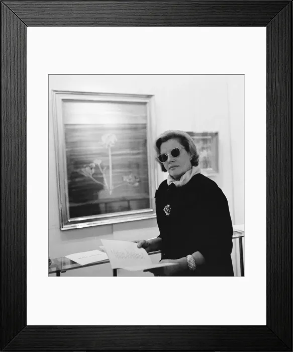 Framed Print : Fleur Cowles was a writer, editor, painter and above all a society hostess pictured in Framed Print : Fleur Cowles was a writer, editor, painter and above all a society hostess pictured in