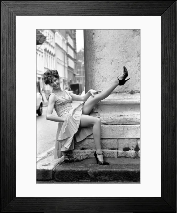 Framed Print : Chris Cooper wears a new style stiletto heel. March 1975 75-01213-006 Framed Print : Chris Cooper wears a new style stiletto heel. March 1975 75-01213-006