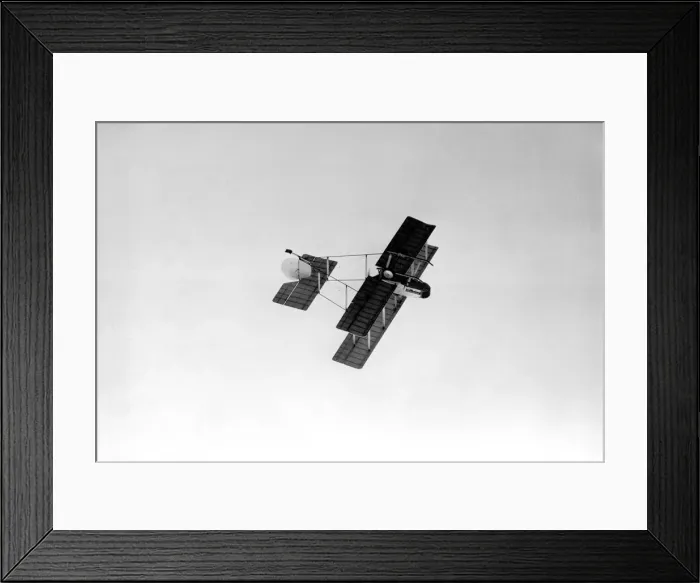 Framed Print : Test flying 1915 style with Neil Williamson. White Waltham airfield sliped back 60 years Framed Print : Test flying 1915 style with Neil Williamson. White Waltham airfield sliped back 60 years