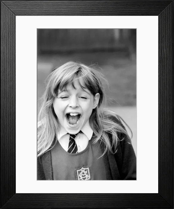 Framed Print : Education: Schools: Schoolchildren: Expressions. June 1981 PM 81-01455-007