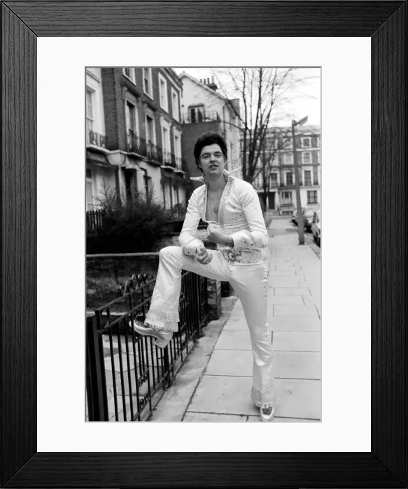 Framed Print : Rock Pharoah - Tim Rice - Elvis Presley. Next week Tim Rice will achieve an ambition held