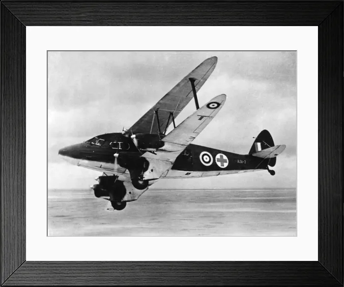 Framed Print : An RAF De Havilland Dragon Rapide Dominie configured as an air ambulance during WW2 Framed Print : An RAF De Havilland Dragon Rapide Dominie configured as an air ambulance during WW2