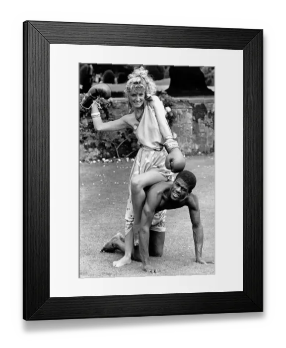 Framed Print : World-class Coventry boxer Errol Christie, tipped to become middleweight champion Framed Print : World-class Coventry boxer Errol Christie, tipped to become middleweight champion