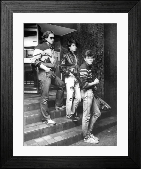 Framed Print : North East band Columbus (left to right) Steve Ashcroft Framed Print : North East band Columbus (left to right) Steve Ashcroft