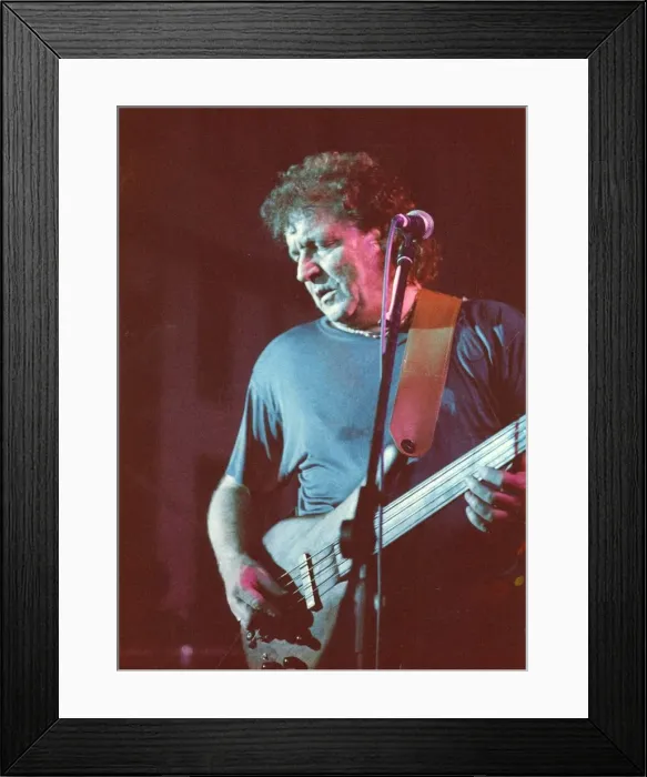 Framed Print : Jack Bruce performs in the North East (ex Cream member) 28 June 1993 Framed Print : Jack Bruce performs in the North East (ex Cream member) 28 June 1993