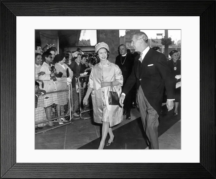 Framed Print : Coventrys new cathedral consecration day. Princess Margaret arriving at the Hotel Framed Print : Coventrys new cathedral consecration day. Princess Margaret arriving at the Hotel
