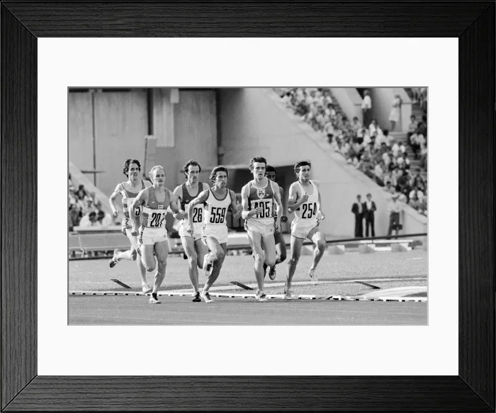 Framed Print : Mens 1500 metres Heats at the 1980 Summer Olympics in Moscow 31st July 1980 Framed Print : Mens 1500 metres Heats at the 1980 Summer Olympics in Moscow 31st July 1980