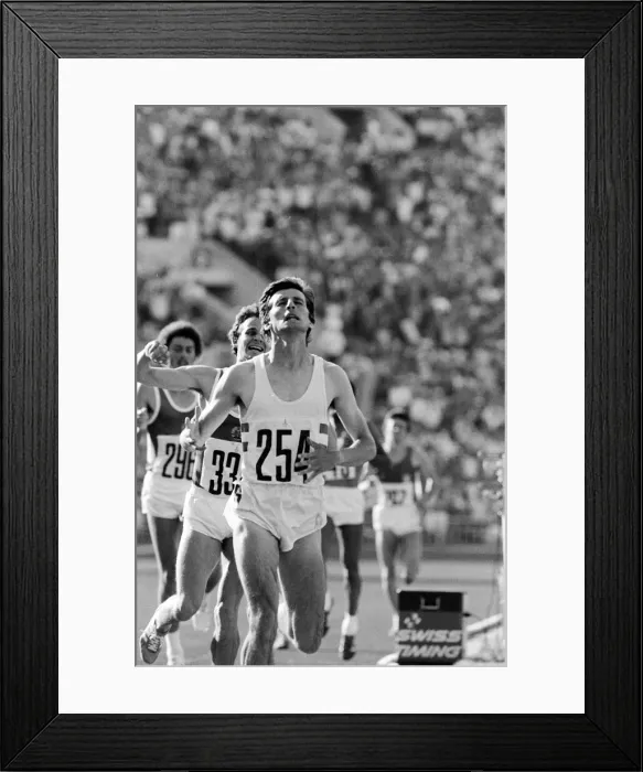 Framed Print : Sebastian Coe wins the Mens 1500 metres final at the 1980 Summer Olympics in Moscow 1st Framed Print : Sebastian Coe wins the Mens 1500 metres final at the 1980 Summer Olympics in Moscow 1st