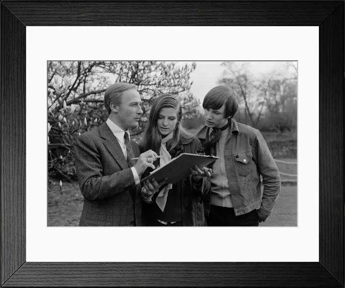 Framed Print : Filming of the final episode of the second series of the television programme Callan