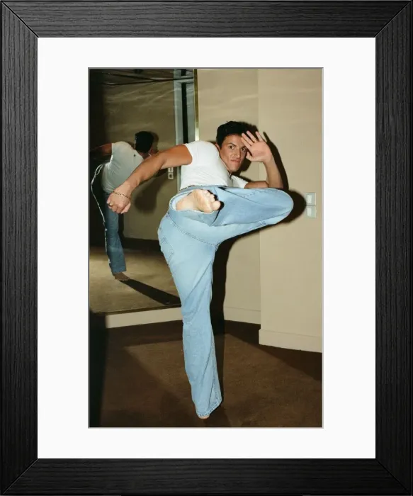 Framed Print : A Day In The Life of singer Peter Andre, 6th October 1997 Framed Print : A Day In The Life of singer Peter Andre, 6th October 1997