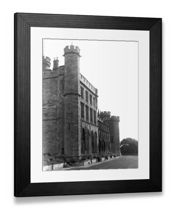 Framed Print : The exterior of Lambton Castle in September 1937 Framed Print : The exterior of Lambton Castle in September 1937