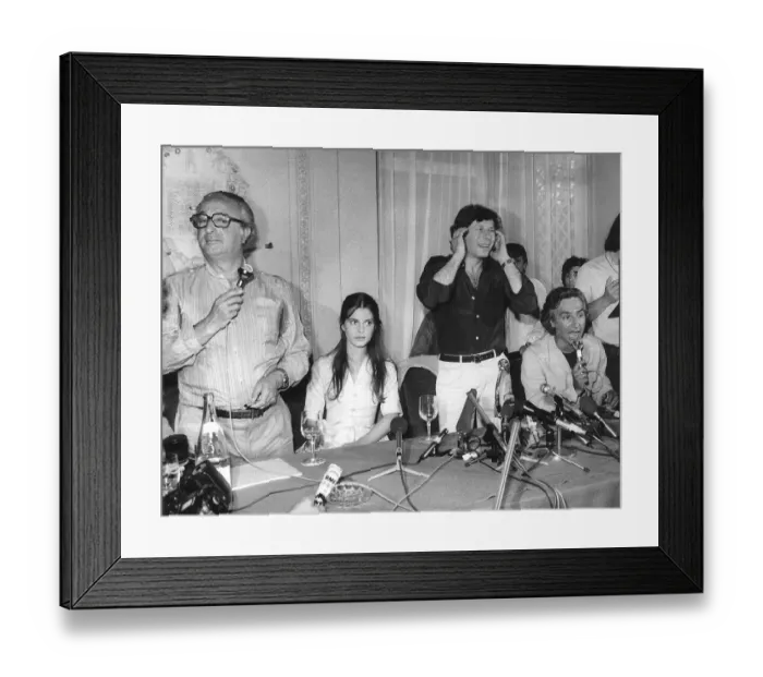 Framed Print : Roman Polanski, film director at the 1979 Cannes Film Festival May 1979