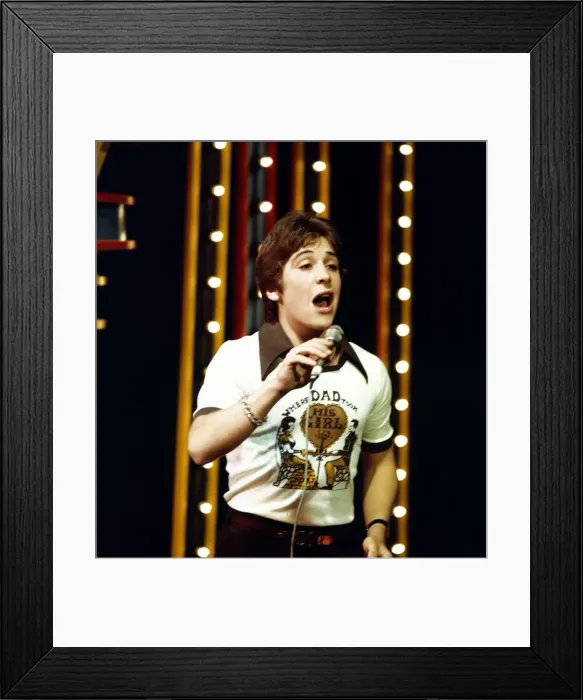 Framed Print : Neil Reid Top of the Pops Rehearsals at White City Studios, London