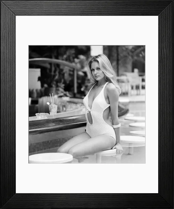 Framed Print : Fashion: Miss South Africa (Miss World). Annaline Kriel. March 1975 75-01350-008 Framed Print : Fashion: Miss South Africa (Miss World). Annaline Kriel. March 1975 75-01350-008