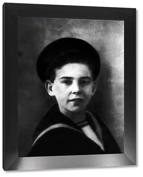 1940 - 14 year old Sean Connery in his Sea Cadet uniform