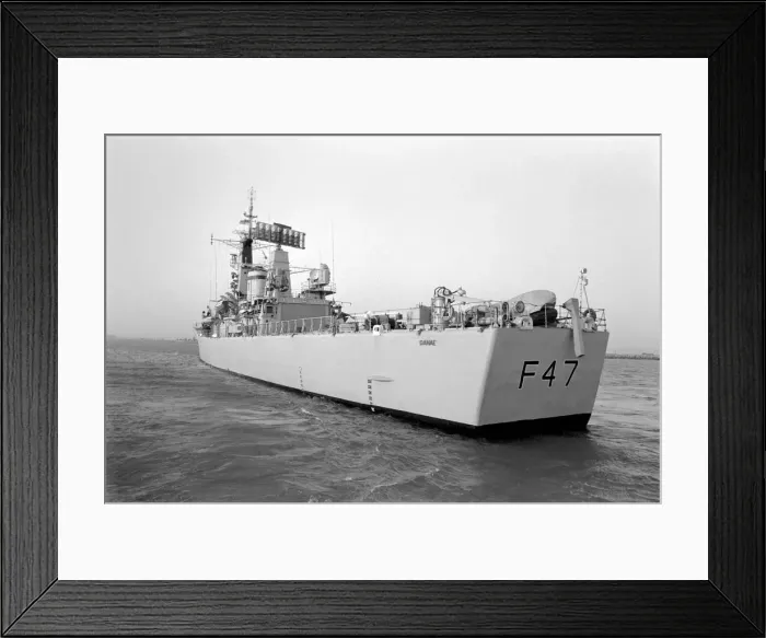 Framed Print : H. M. S. Danae: View of H. M. S. Danae. March 1975 75-01198-010 Framed Print : H. M. S. Danae: View of H. M. S. Danae. March 1975 75-01198-010
