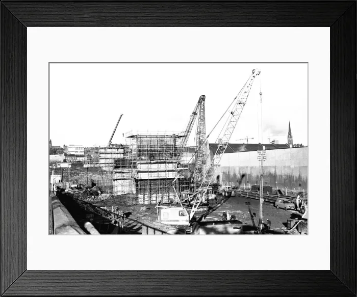 Framed Print : The construction of the new Redheugh Bridge across the River Tyne in Newcastle 12 January Framed Print : The construction of the new Redheugh Bridge across the River Tyne in Newcastle 12 January