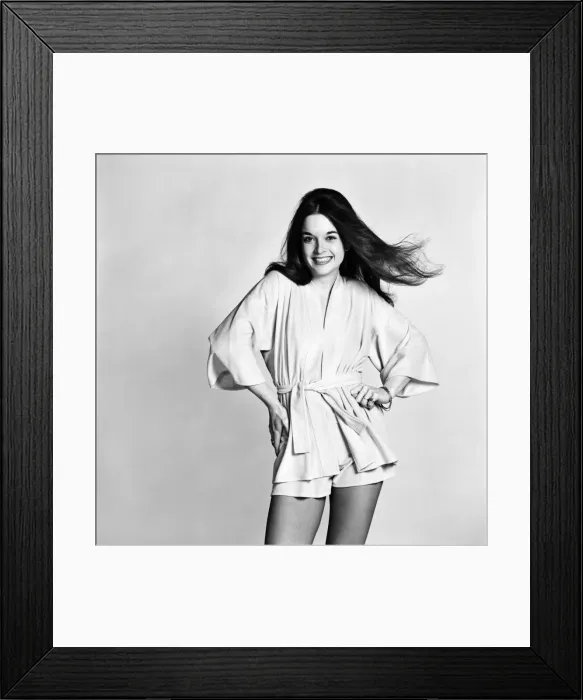 Framed Print : Singer / Model: Diane Solomon. March 1975 75-01367-006 Framed Print : Singer / Model: Diane Solomon. March 1975 75-01367-006