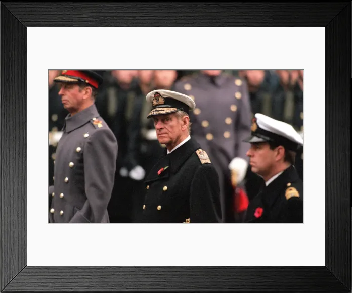 Framed Print : Prince Philip at the Remembrance Day Service at the Cenotaph, Whitehall Framed Print : Prince Philip at the Remembrance Day Service at the Cenotaph, Whitehall