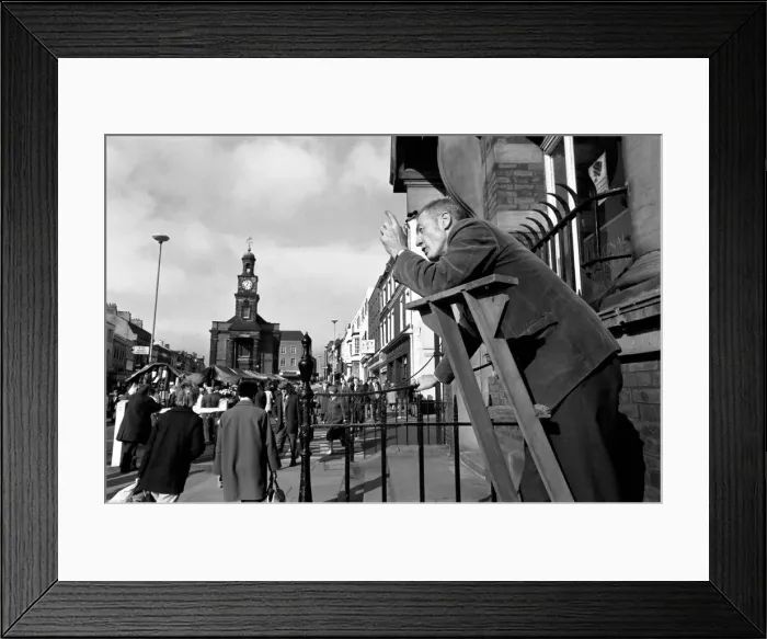 Framed Print : Politics: Elections: The Newcastle-under-Lyne by-election: The Liberal candidate Framed Print : Politics: Elections: The Newcastle-under-Lyne by-election: The Liberal candidate