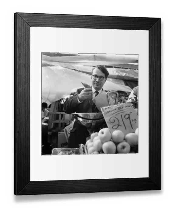 Framed Print : Politics: Elections: The Newcastle-under-Lyne by-election: The labour candidate, Golding Framed Print : Politics: Elections: The Newcastle-under-Lyne by-election: The labour candidate, Golding