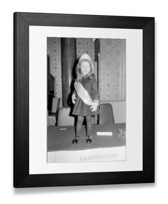 Framed Print : Children: Cute: Competitions: Tiny Tots Line Up For Mini Miss U. K Framed Print : Children: Cute: Competitions: Tiny Tots Line Up For Mini Miss U. K