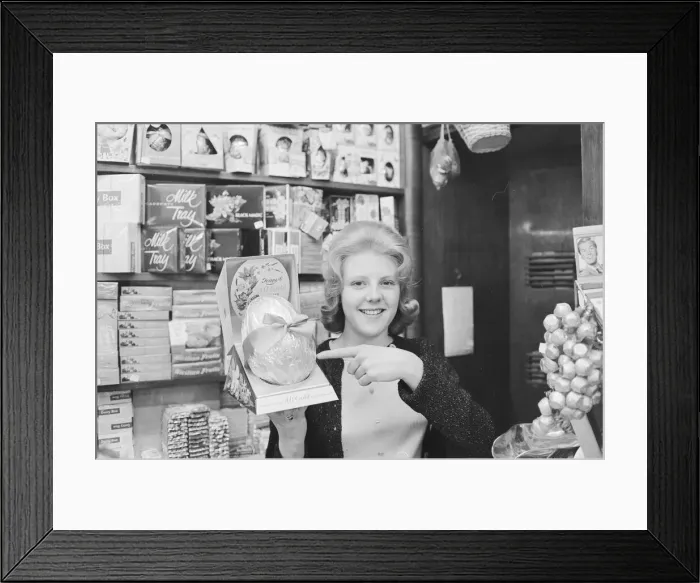 Framed Print : A variety of confectionary including Terrys All Gold Easter Eggs Framed Print : A variety of confectionary including Terrys All Gold Easter Eggs