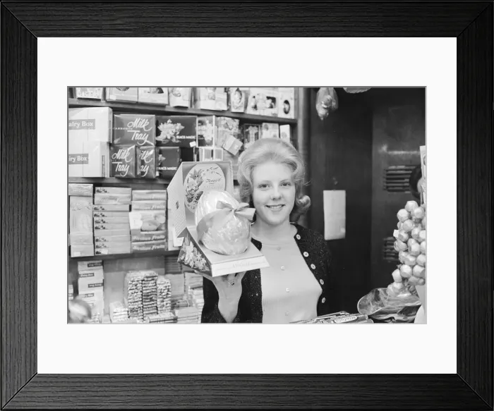 Framed Print : A variety of confectionary including Terrys All Gold Easter Eggs Framed Print : A variety of confectionary including Terrys All Gold Easter Eggs