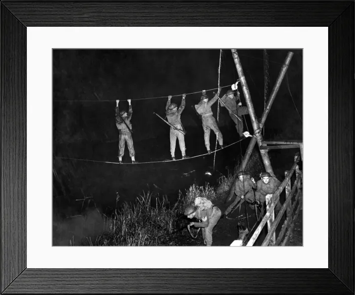 Framed Print : Army Engineers: Some of the first pictures taken of R. F Framed Print : Army Engineers: Some of the first pictures taken of R. F