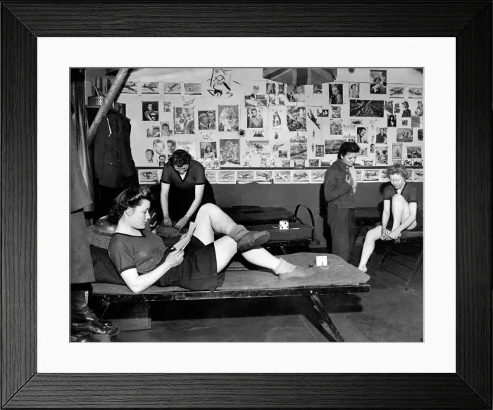Framed Print : They call it the Beehive'ATS girls on a Welsh gun site call their barrack Framed Print : They call it the Beehive'ATS girls on a Welsh gun site call their barrack