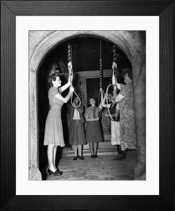 Framed Print : Bell. Bellringing. September 1943 P014005