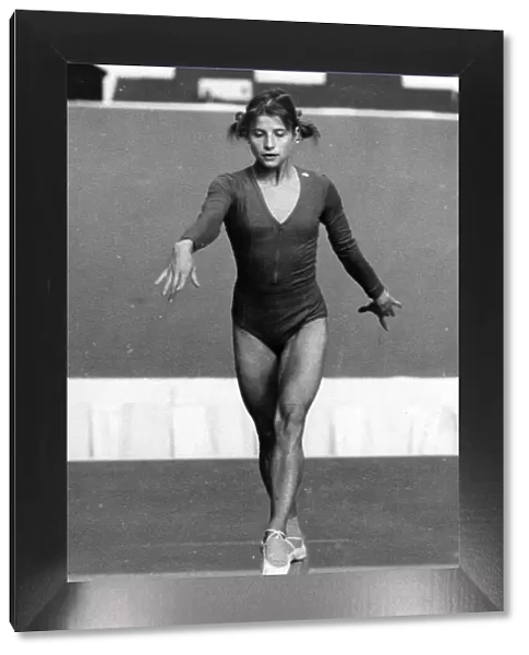 Olympic Games 1976 Russian gymnast Olga Korbut July 1976
