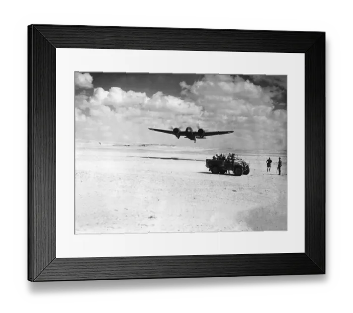 Framed Print : A Bristol Blenheim of the RAF Middle East Command flies over a British long range desert Framed Print : A Bristol Blenheim of the RAF Middle East Command flies over a British long range desert