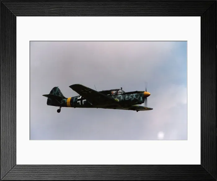 Framed Print : A German Messershmitt ME 108 used as a trainer in the Second World War Framed Print : A German Messershmitt ME 108 used as a trainer in the Second World War