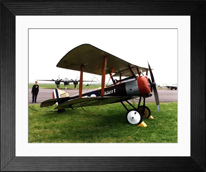 Framed Print : A replica of the famous World War I Biplane Sopwith Pup