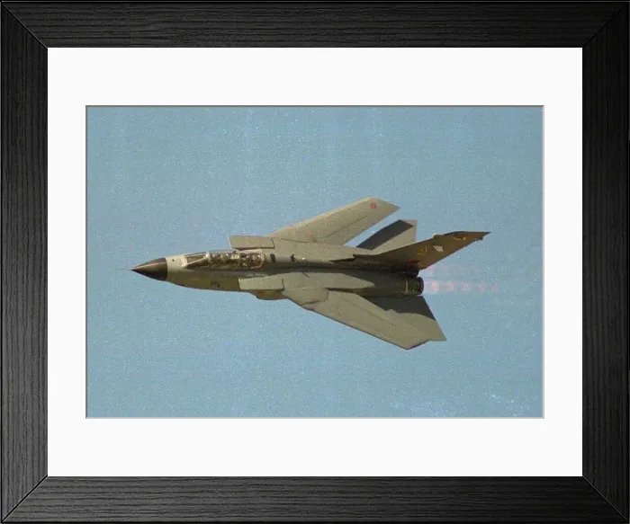 Framed Print : A British Tornado GR1 fighter flies at speed with wings swept back at the Farnborough Air Framed Print : A British Tornado GR1 fighter flies at speed with wings swept back at the Farnborough Air