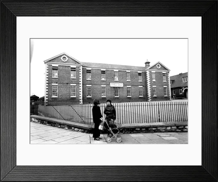 Framed Print : A general picture of St Marys Roman Catholic School in Sunderland - a couple of Framed Print : A general picture of St Marys Roman Catholic School in Sunderland - a couple of