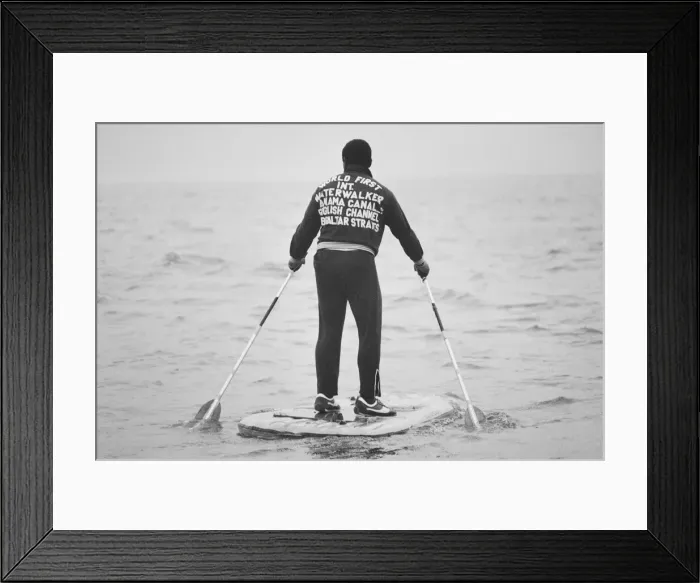 Framed Print : Cross Channel Walker 25th August 1978 U. S. Army sgt Walter C Framed Print : Cross Channel Walker 25th August 1978 U. S. Army sgt Walter C