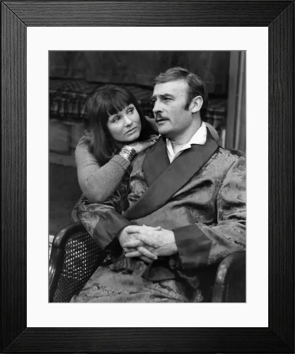 Framed Print : Edward Woodward actor stars as the Duke of Bristol in a new production of Frederick Framed Print : Edward Woodward actor stars as the Duke of Bristol in a new production of Frederick