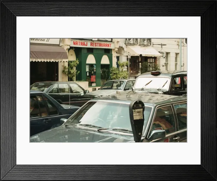Framed Print : Nataaj Restaurant in London April 1995