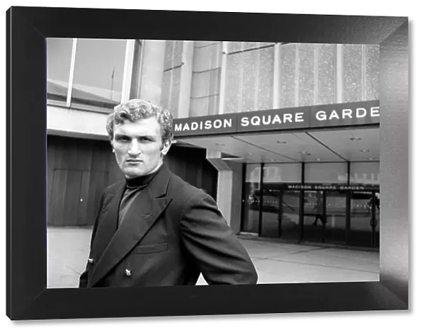 Sport: Boxing: Joe Bugner at Madison Square Gardens, New York. July 1970 70-5842-004