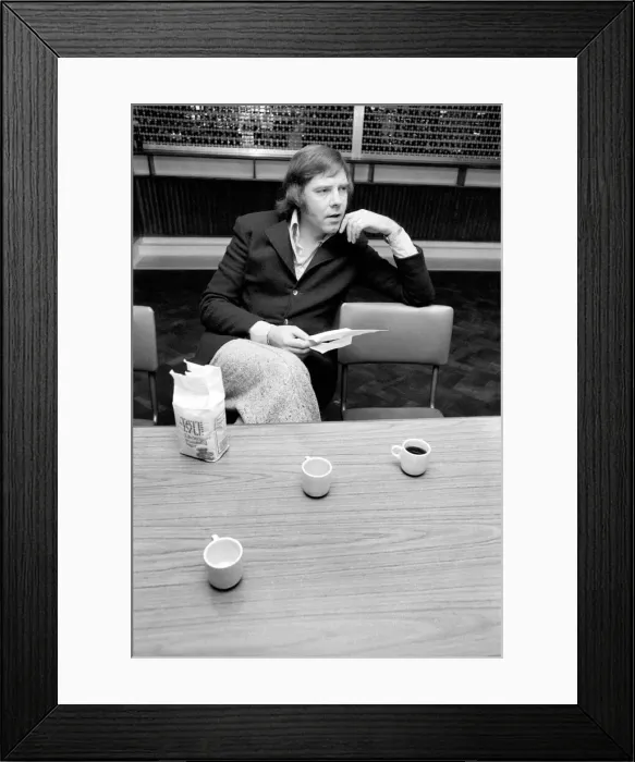 Framed Print : Marty Wilde. Rock and Roll feature. January 1975 75-00249-003 Framed Print : Marty Wilde. Rock and Roll feature. January 1975 75-00249-003