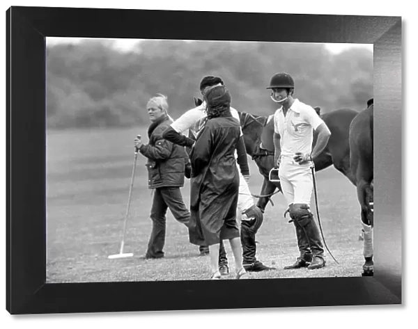Prince Charles playing polo. June 1977 R77-3218-001
