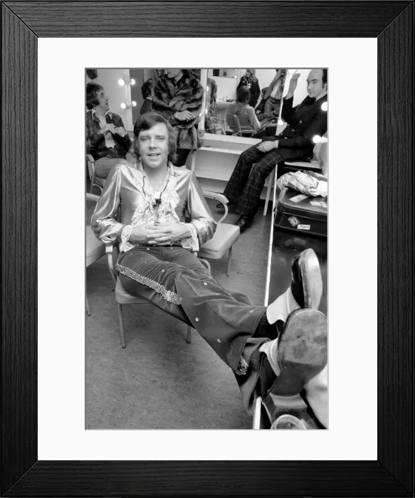 Framed Print : Marty Wilde. Rock and Roll feature. January 1975 75-00249-009 Framed Print : Marty Wilde. Rock and Roll feature. January 1975 75-00249-009