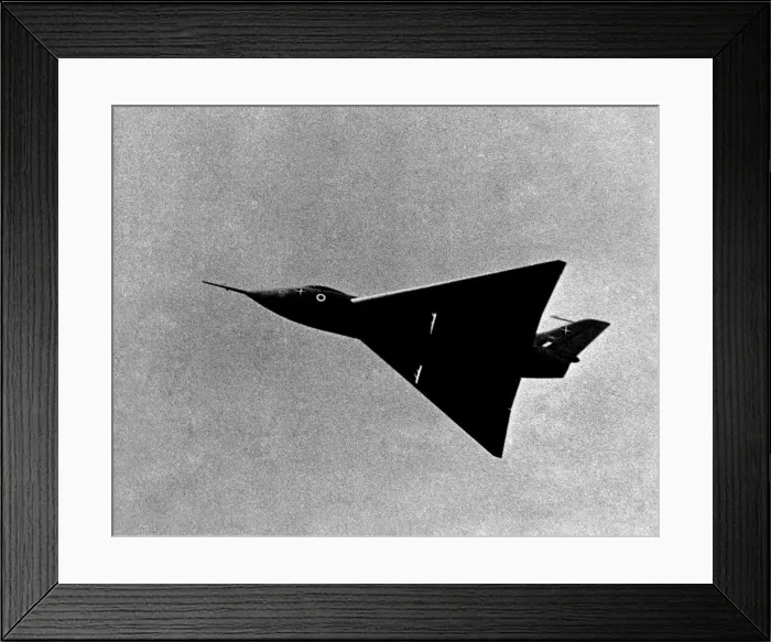 Framed Print : Avro 707 delta wing research aircraft in flight during Farnborough Air Display