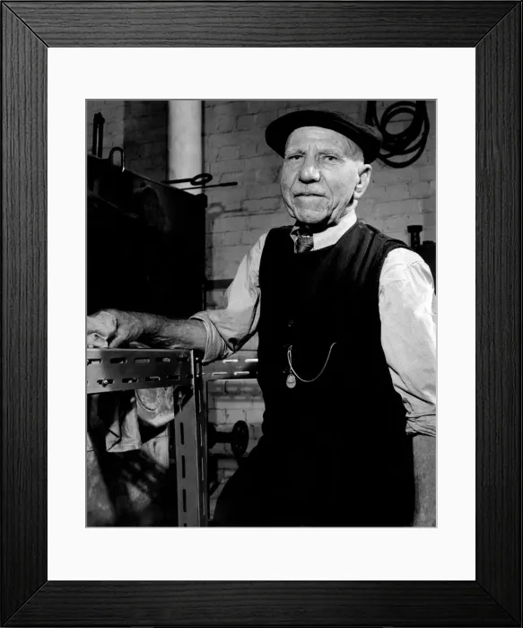 Framed Print : Mr. George Gardner is 83 yrs old and he thinks he ought to retire now Framed Print : Mr. George Gardner is 83 yrs old and he thinks he ought to retire now