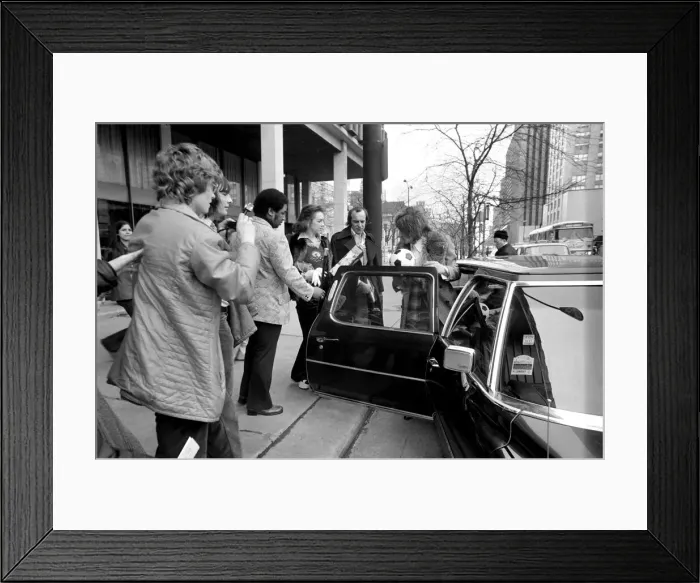 Framed Print : The Faces tour of the USA and Canada, February and March 1975 Framed Print : The Faces tour of the USA and Canada, February and March 1975