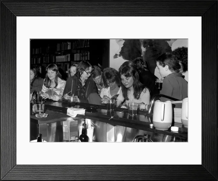 Framed Print : The Faces tour of the USA and Canada, February and March 1975